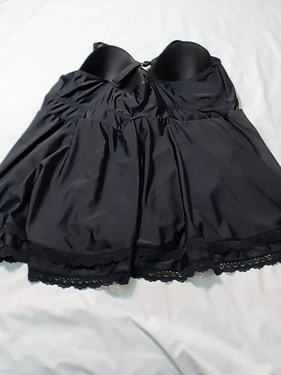 Torrid Wire Free Mid Lace Trimmed Swim Dress - Picture 3 of 7